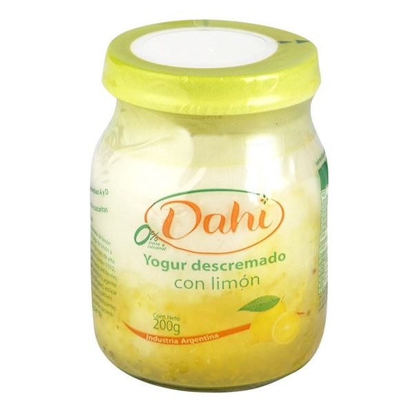 Yogur Descremado con Limon (Dahi)