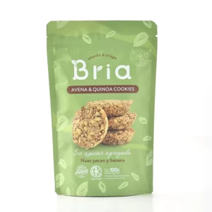 Snack sabor Nuez Pecan y Banana Bria x 100gr