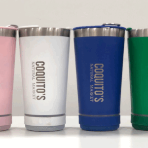 Vaso Termico con Parlante Inalambrico Bluetooth x473ml COQUITOS