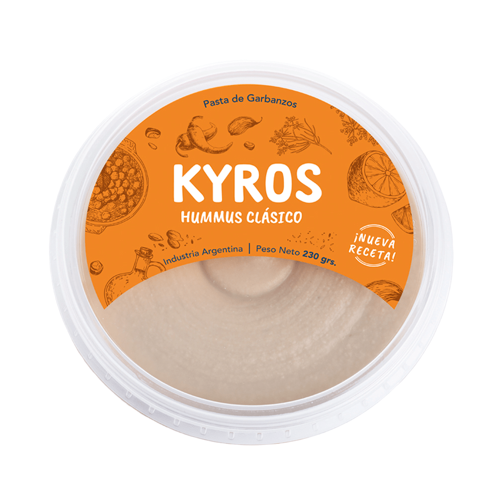 Hummus de Garbanzos Clásico Kyros x 230gr