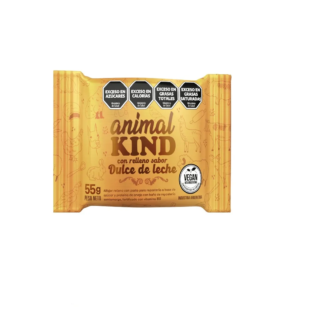 Alfajor Vegano Relleno de Dulce de Leche (animal kind)