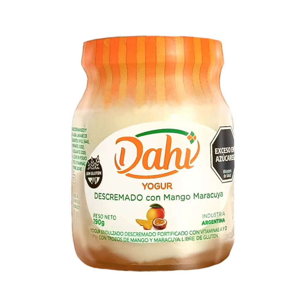 Yogur Descremado con Mango Y Maracuya (Dahi)