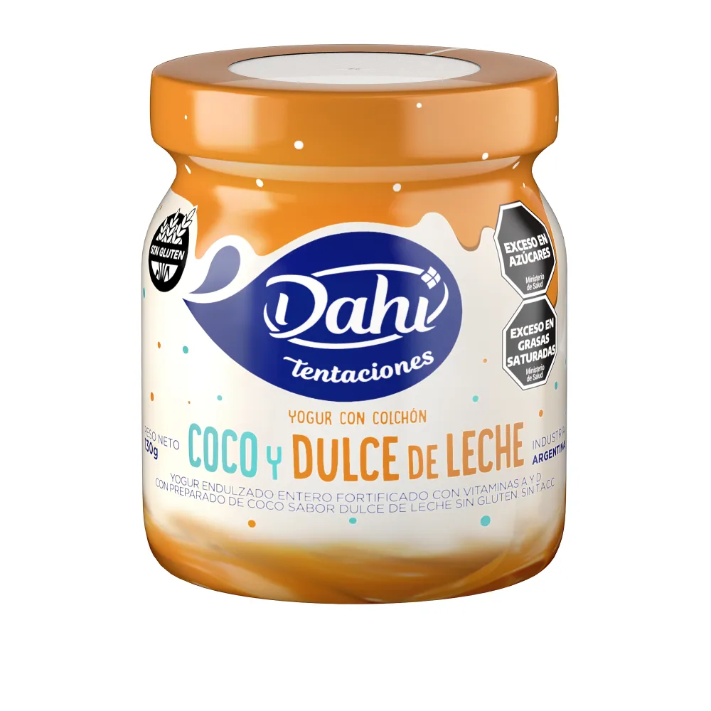 Yogur con Colchon de Coco y Dulce de Leche (Dahi) 130g