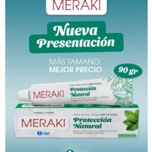 Pasta Dental en Gel Menta Natural x 90 Gr (MERAKI)