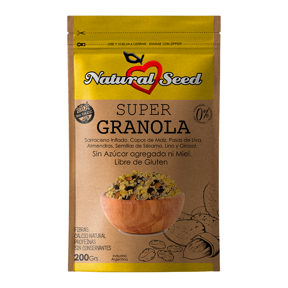 Super Granola x 250gr NATURAL SEED