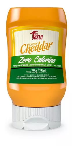 Salsa Crema Cheddar Zero Calorías x 235gr MR TASTE