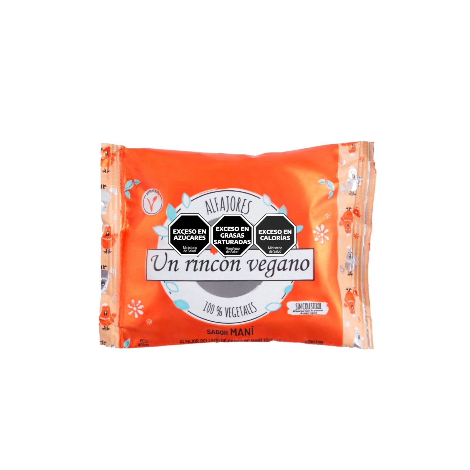 Alfajor Maní x 80gr UN RINCóN VEGANO