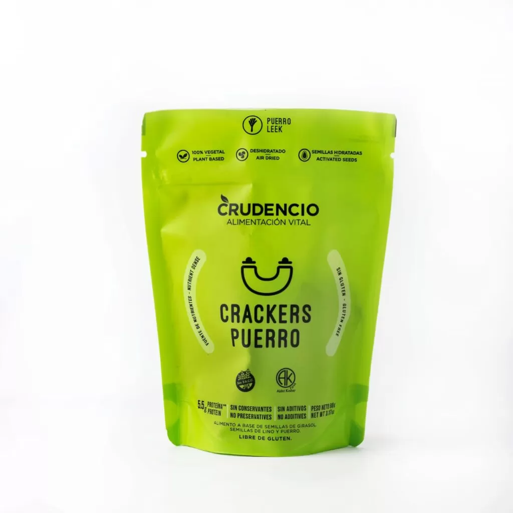 Crackers Puerro x 80gr CRUDENCIO