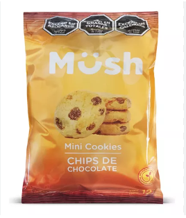 Cookies Chips de Chocolate x120gr MUSH