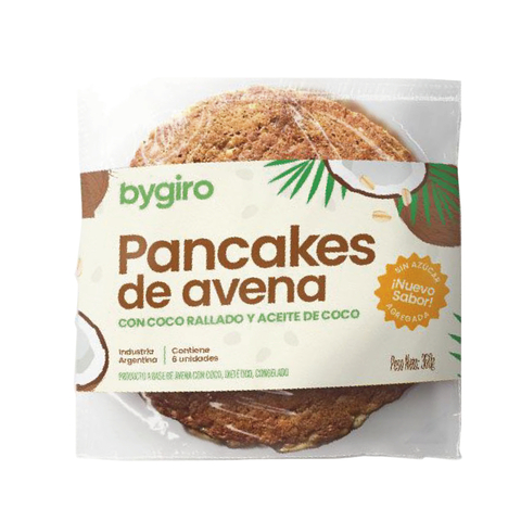Pancakes de Avena y Coco rallado x 6u BYGIRO