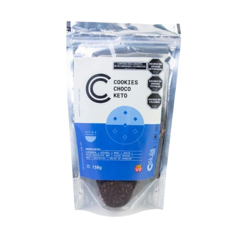 Cookies Choco Keto Celula Cocina 150g