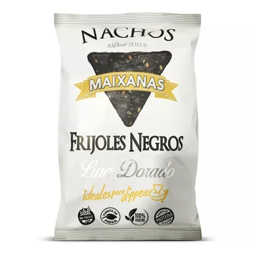 Snack de Maíz y Frijoles Negros Sin Tacc Maixanas x 98gr