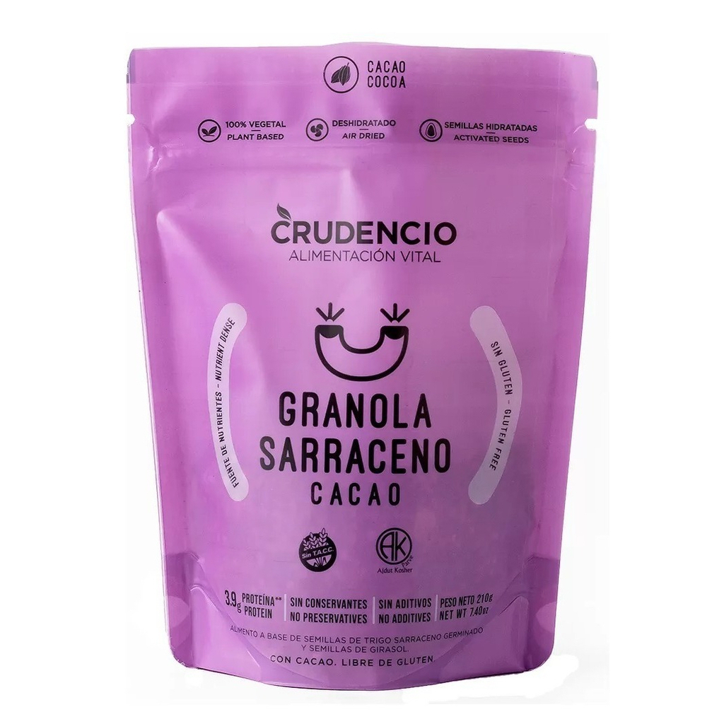 Granola Sarraceno x 200gr CRUDENCIO