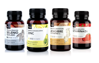 PLAN SISTEMA INMUNOLOGICO: Jengibre + Vitamina C, Selenio, Zinc y vitamina D3