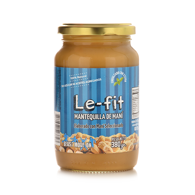 Mantequilla de Maní x 380 Gr (Le-Fit)