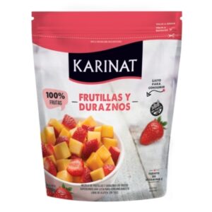 Frutillas y Duraznos Congelados x 300grs KARINAT