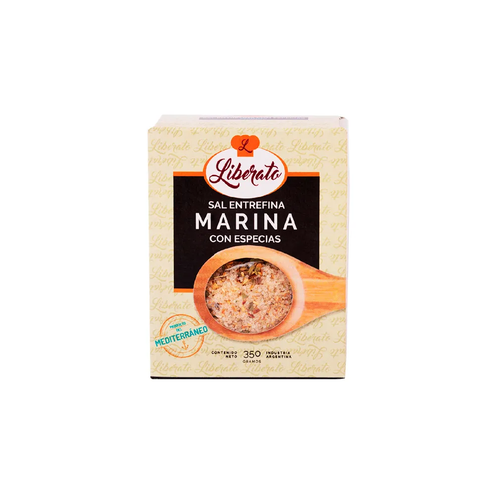 Sal Marina Entrefina con Especias x 350gr LIBERATO