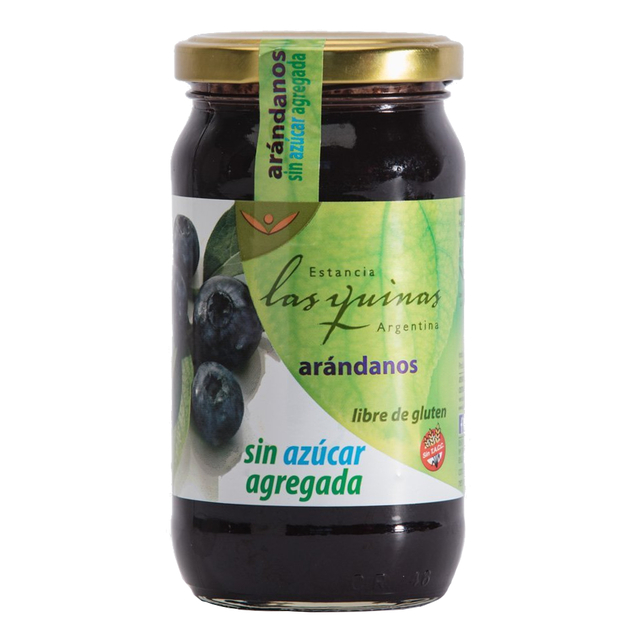 Mermelada de Arándanos Sin Azúcar x 420gr LAS QUINAS