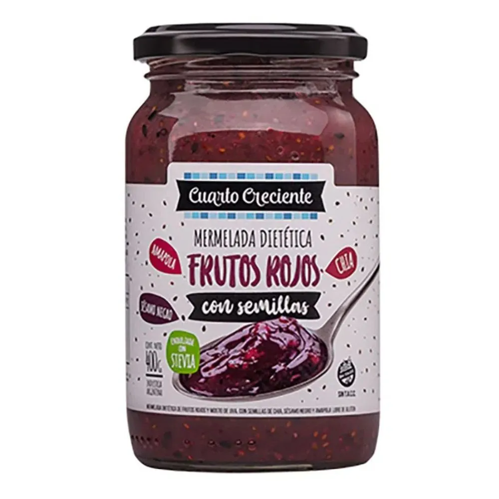 Mermelada de Frutos Rojos con Semillas x 400gr CUARTO CRECIENTE