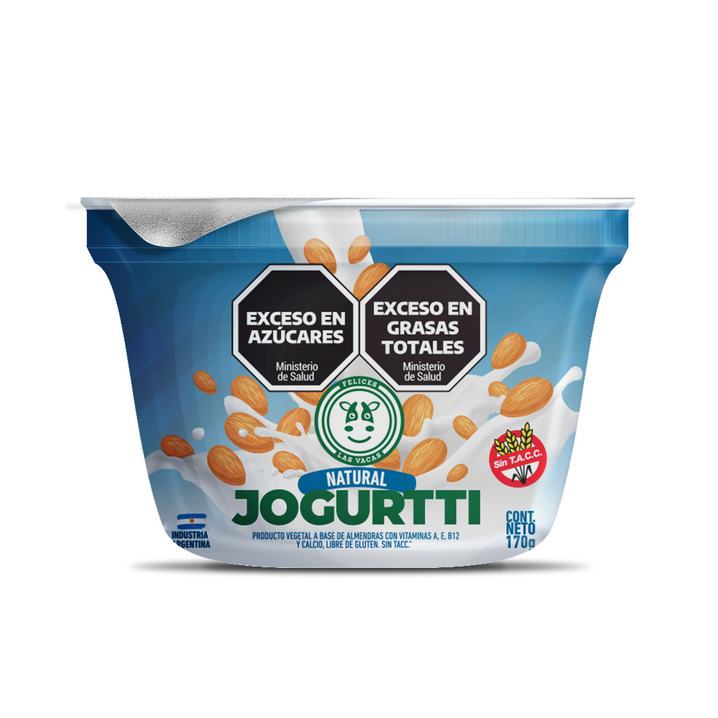 Yogurtti de Almendras Sin Tacc Felices las Vacas x 170gr