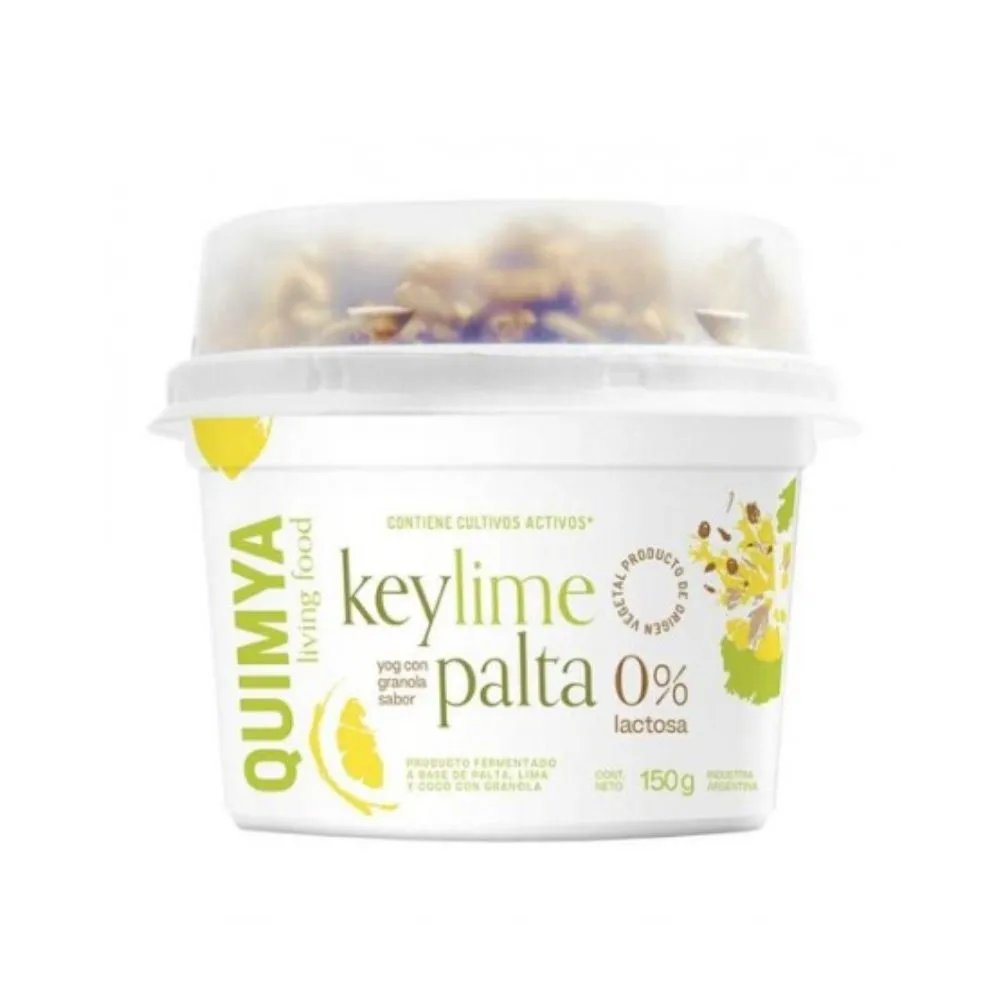 Yogur Vegano KeyLime Palta + Granola x 150gr QUIMYA