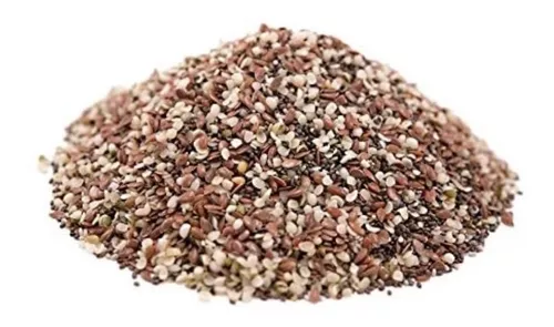 Mix de Semillas de chía girasol sésamo y lino x 1kg COQUITOS