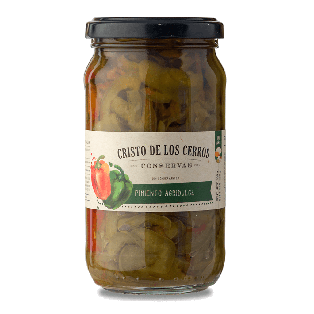 Pimientos Agridulces x 310gr CRISTO DE LOS CERROS