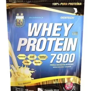 Whey Protein 7900 Banana Sin Tacc x 1000 Grs GENTECH