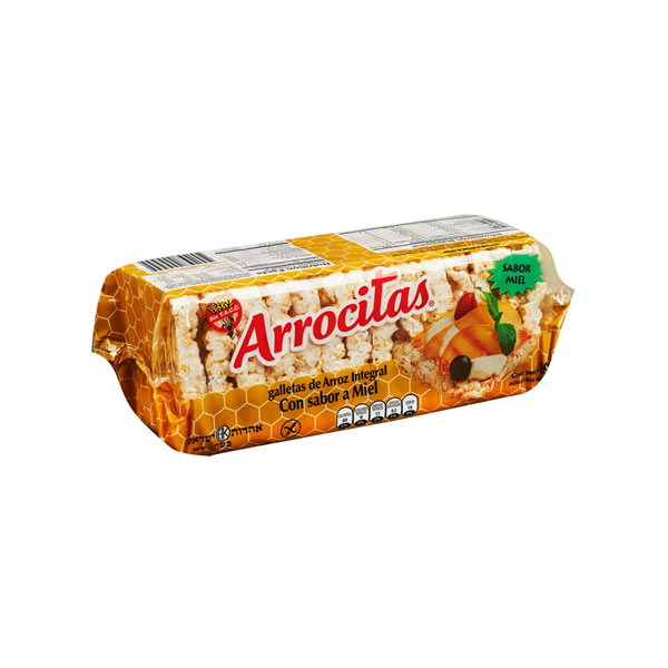 Galletas de Arroz Integrales sabor Miel x 101gr ARROCITAS