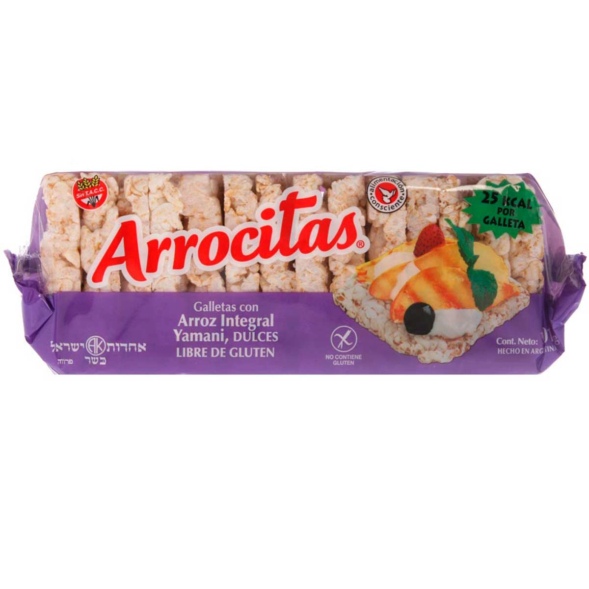 Galletas de Arroz Integrales Dulces x 105gr ARROCITAS