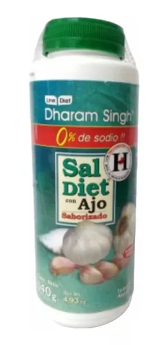 Sal Diet con Ajo kosher x 140gr DHARAM SINGH