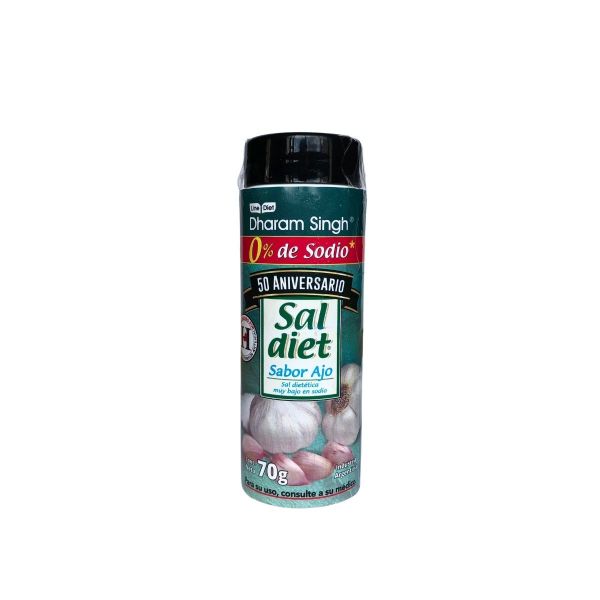 Sal Diet con Ajo kosher x 70gr DHARAM SINGH