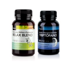 DUO DULCES SUEÑOS: triptófano y relax blend