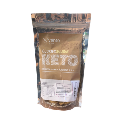 Cookies Saladas Keto x 200gr VENTO FIT