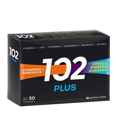 102 Plus x 30 Comprimidos Gramon Millet