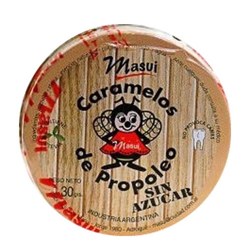 Caramelos de Propoleo Sin Azucar x 30 Gr Masui