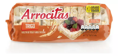 Galletas de Arroz Integrales de Trigo x 105gr ARROCITAS