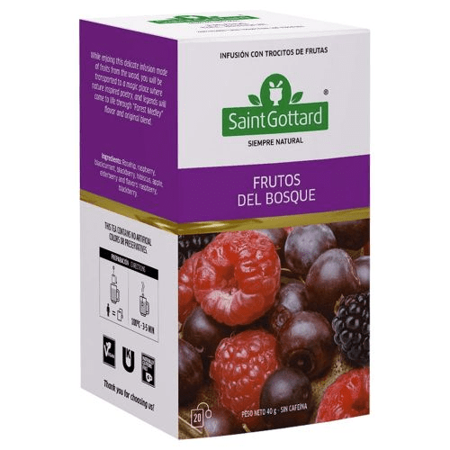 Té Sabor Frutos Del Bosque x 20 saquitos SAINT GOTTARD