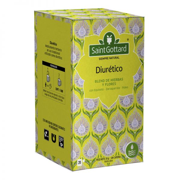 Té Diurético x 20 saquitos SAINT GOTTARD