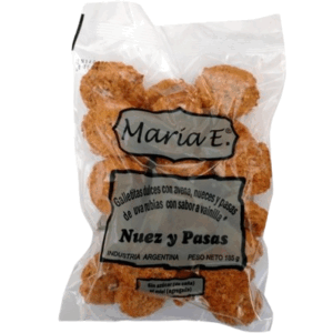 Galletitas de Nuez y Pasas x 185 Gr Maria E