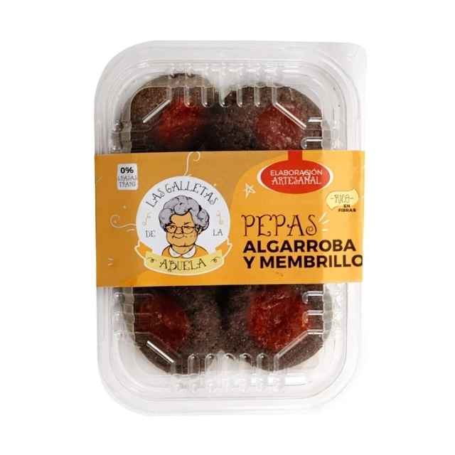 Pepas Algarroba y Membrillo Las Galletas de la Abuela x 180gr