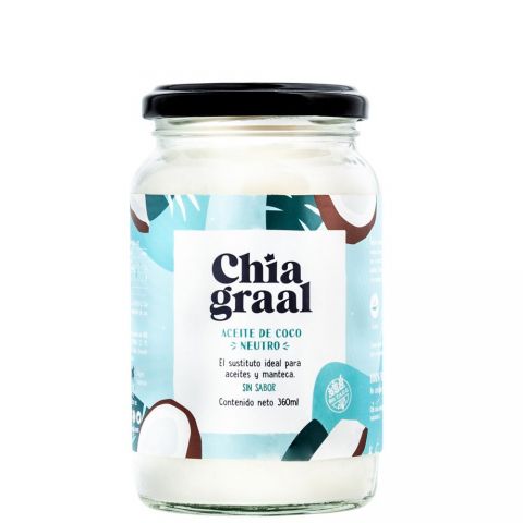 Aceite De Coco Neutro Chia Graal x 360ml