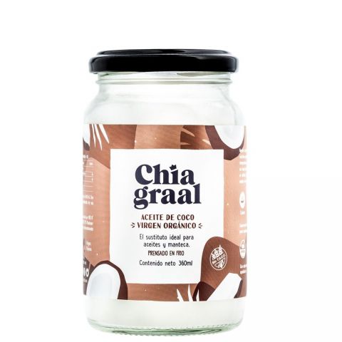 Aceite De Coco Virgen Chia Graal x 360ml