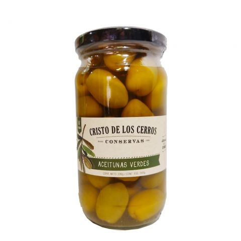 Aceitunas Verdes x 350 Gr (Cristo de los Cerros)
