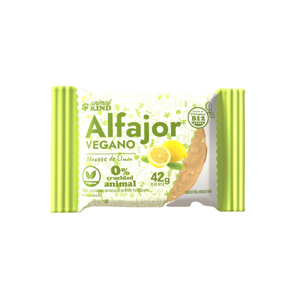 Alfajor Vegano Mouse de Limon (Animal Kind)