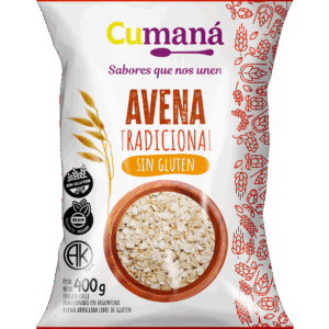 Avena Tradicional sin Gluten x400gr CUMANA