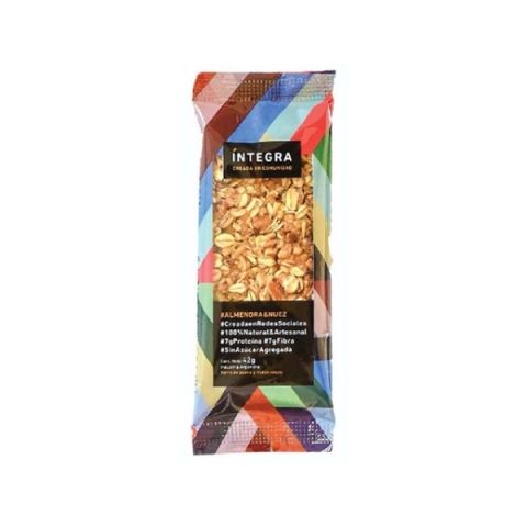 Barra de cereal Almendra y Nuez x 42 Gr (Integra)