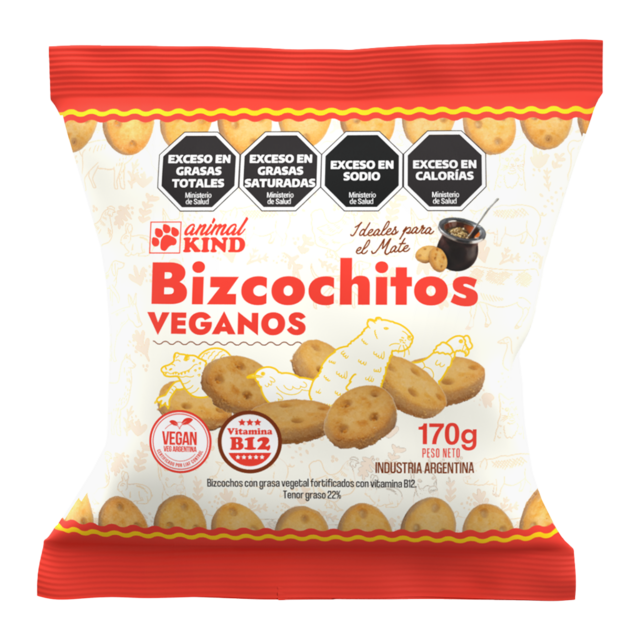 Bizcochitos de Grasa Veganos x 170 Gr (Animal Kind)