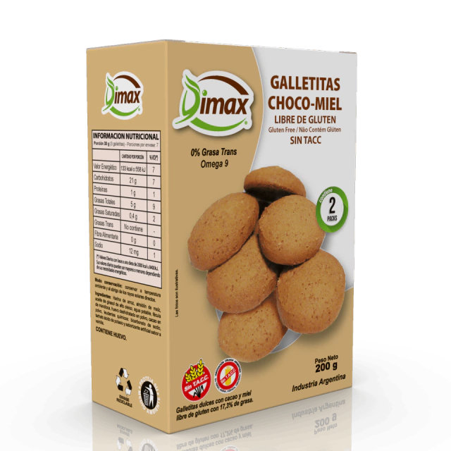 Pepas de Chocomiel Sin TACC – Dimax x 200gr