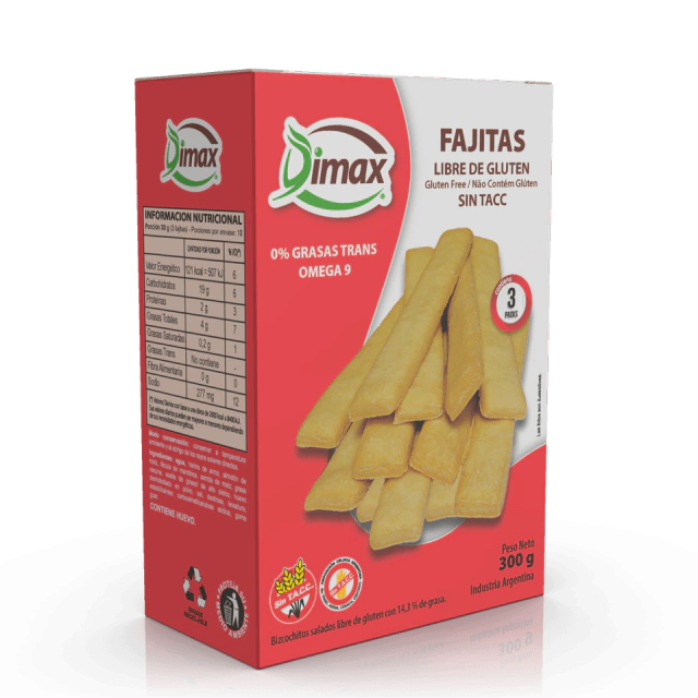 Fajitas Sin TACC – Dimax x 200gr